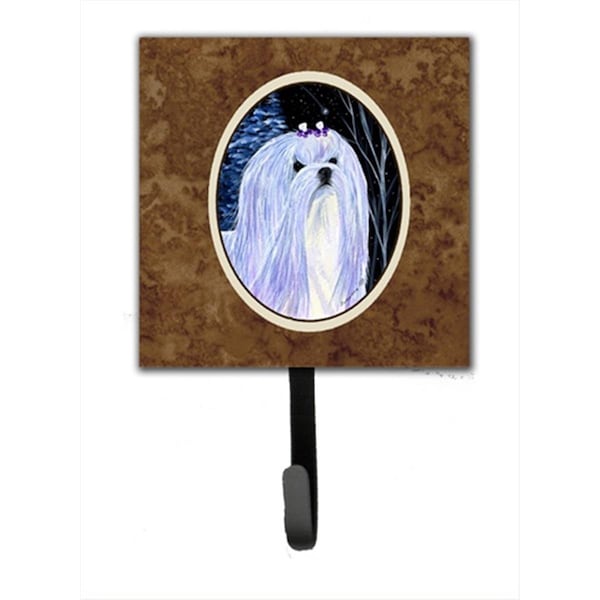 Jensendistributionservices Starry Night Maltese Leash Holder Or Key Hook MI1713110 - main